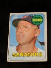 1969 Topps Frank Howard #170 Washington Senators Vintage Baseball Card