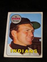 1969 Topps #91 Al Dark Vintage Cleveland Indians Baseball Card