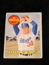 1969 Topps - JOE MOELLER # 444 - Dodgers Vintage