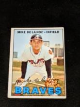 1967 Topps #372 Mike de la Hoz Atlanta Braves MLB Vintage Baseball Card