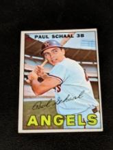1967 Topps #58 Paul Schaal California Angels MLB Vintage Baseball Card