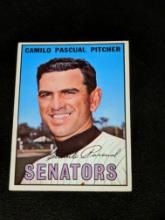 1967 Topps #71 Camilo Pascual Washington Senators Vintage Baseball Card