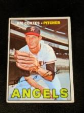 1967 Topps #401 Jim Coates California Angels MLB Vintage Baseball Card