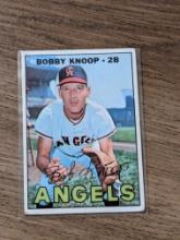 1967 Topps Baseball Card #175 Bobby Knoop California Angels