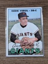 1967 Topps San Francisco Giants Baseball Card #132 Ozzie Virgil