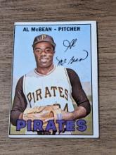 1967 Topps #203 Al McBean Pittsburgh Pirates Vintage Baseball Card