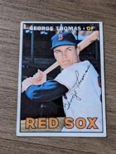 1967 Topps 184 George Thomas Boston Red Sox Vintage Baseball Card