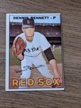 1967 Topps #206 Dennis Bennett Boston Red Sox Vintage Baseball Card