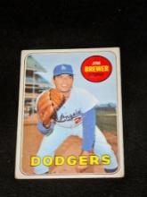 1969 Topps Jim Brewer Los Angeles Dodgers #241