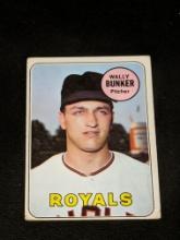 1969 Topps #137 Wally Bunker Kansas City Royals Vintage Baseball Card