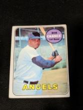 Vintage 1969 Topps #523 Bob Chance California Angels Vintage Baseball Card
