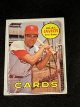 Vintage 1969 Topps #497 Julian Javier St. Louis Cardinals Vintage Baseball Card