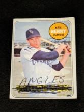 Vintage 1969 Topps #494 Ken Berry Chicago White Sox Vintage Baseball Card