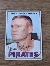 1967 Topps #162 Billy O'Dell Pittsburgh Pirates Vintage Baseball Card