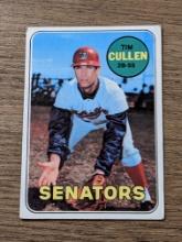 #586 1969 Topps Tim Cullen Washington Senators Vintage MLB Baseball Card