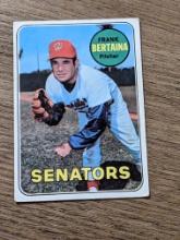 Vintage 1969 Topps Frank Bertaina #554 Washington Senators Vintage Baseball Card