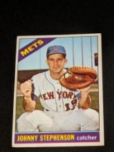 1966 Topps Baseball #17 Johnny Stephenson New York Mets Vintage
