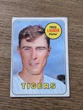 Vintage 1969 Topps #373 Fred Lasher Vintage Detroit Tigers Baseball Card