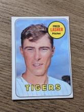 1969 Topps Fred Lasher #373  Detroit Tigers Baseball Card Vintage