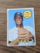 1969 Topps #525 Earl Wilson Vintage Detroit Tigers Baseball Card
