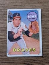 1969 Topps #489 Clete Boyer Atlanta Braves Vintage Baseball Card