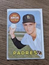 VINTAGE JOSE ARCIA #473 SAN DIEGO PADRES - 1969 TOPPS MLB BASEBALL