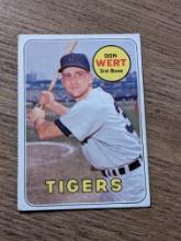 #443 1969 Topps Baseball Don Wert