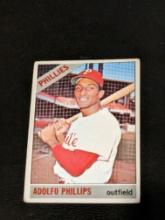 1966 Topps #32 Adolfo Phillips Vintage Philadelphia Phillies Baseball Card
