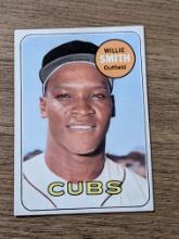 1969 Topps #198 Willie Smith Chicago Cubs Vintage Baseball Card