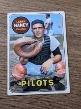 1969 Topps #209 Larry Haney Vintage Seattle Pilots Baseball Card