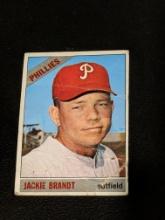 1966 Topps #383 Jackie Brandt Philadelphia Phillies Vintage Baseball