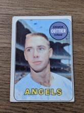 1969 Topps #252 Chuck Cottier Vintage California Angels Baseball Card