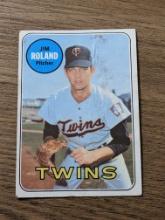 1969 Topps #336 Jim Roland Vintage Minnesota Twins Baseball Card