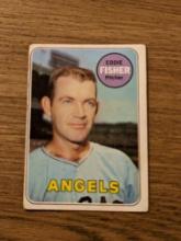 1969 Topps #315 Eddie Fisher Vintage California Angels Baseball Card