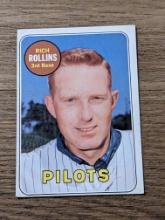 Vintage 1969 Topps Baseball #451 Rich Rollins