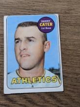 Vintage 1969 Topps Baseball #44 Danny Cater