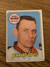 1969 Topps #648 Bobby Wine Baseball Card