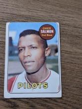 Vintage 1969 Topps Baseball #62 Chico Salmon