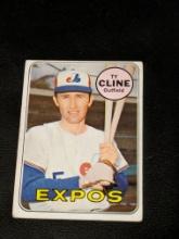 1969 Topps #442 Ty Cline Montreal Expos Vintage Baseball Card