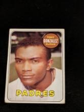 1969 Topps #501a Tony Gonzalez San Diego Padres Vintage Baseball Card