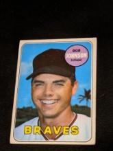 1969 Topps #261 Bob Johnson Atlanta Braves MLB Vintage Baseball Card