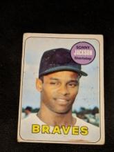 1969 Topps #53 Sonny Jackson Atlanta Braves Vintage Baseball Card