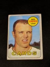 1969 Topps #18 Dick Schofield Vintage St. Louis Cardinals Baseball Card
