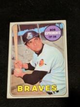 Vintage 1969 Topps #542 Bob Aspromonte Atlanta Braves Vintage Baseball Card