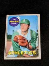 1969 Topps #546 Jim Nash Oakland Athletics Vintage Baseball Card
