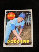 1969 Topps #575 Bill Singer Vintage Los Angeles Dodgers Baseball Card