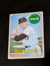 1969 Topps Baseball #293 Dick Dietz