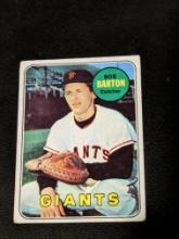 1969 Topps #41 Bob Barton Vintage San Francisco Giants Baseball Card