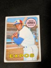 1969 Topps #625 Mack Jones Vintage Montreal Expos Baseball Card