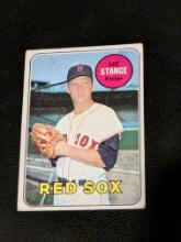 1969 Topps #148 Lee Stange Boston Red Sox Vintage